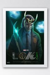 Loki Çerçeveli Tablo - Marvel Dizi Posteri Tablo