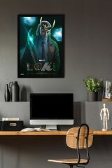Loki Çerçeveli Tablo - Marvel Dizi Posteri Tablo
