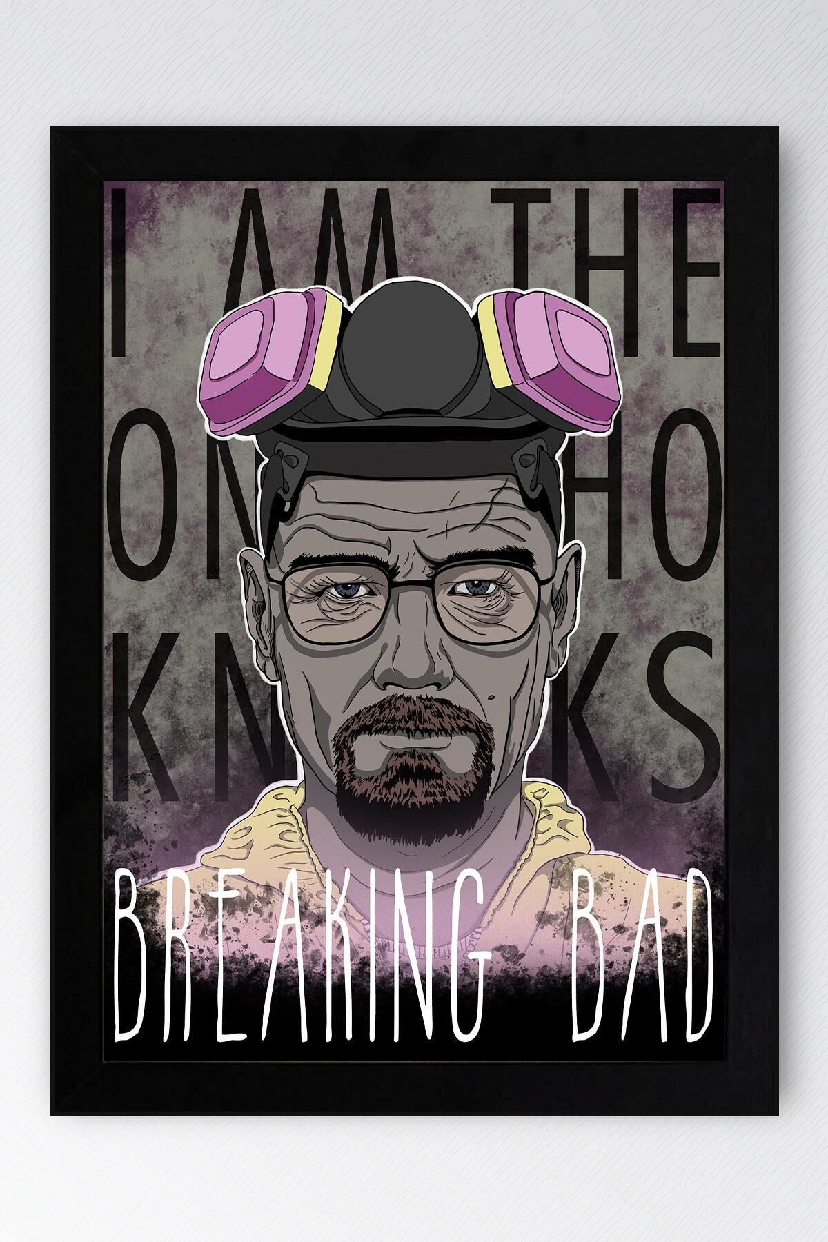 Breaking Bad Çerçeveli Tablo - Dizi Afişi Poster Tablo