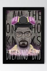 Breaking Bad Çerçeveli Tablo - Dizi Afişi Poster Tablo
