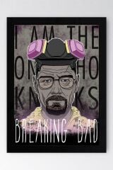 Breaking Bad Çerçeveli Tablo - Dizi Afişi Poster Tablo