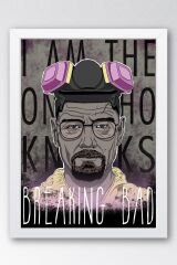 Breaking Bad Çerçeveli Tablo - Dizi Afişi Poster Tablo
