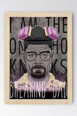 Breaking Bad Çerçeveli Tablo - Dizi Afişi Poster Tablo