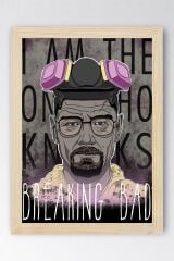 Breaking Bad Çerçeveli Tablo - Dizi Afişi Poster Tablo