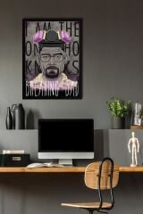 Breaking Bad Çerçeveli Tablo - Dizi Afişi Poster Tablo