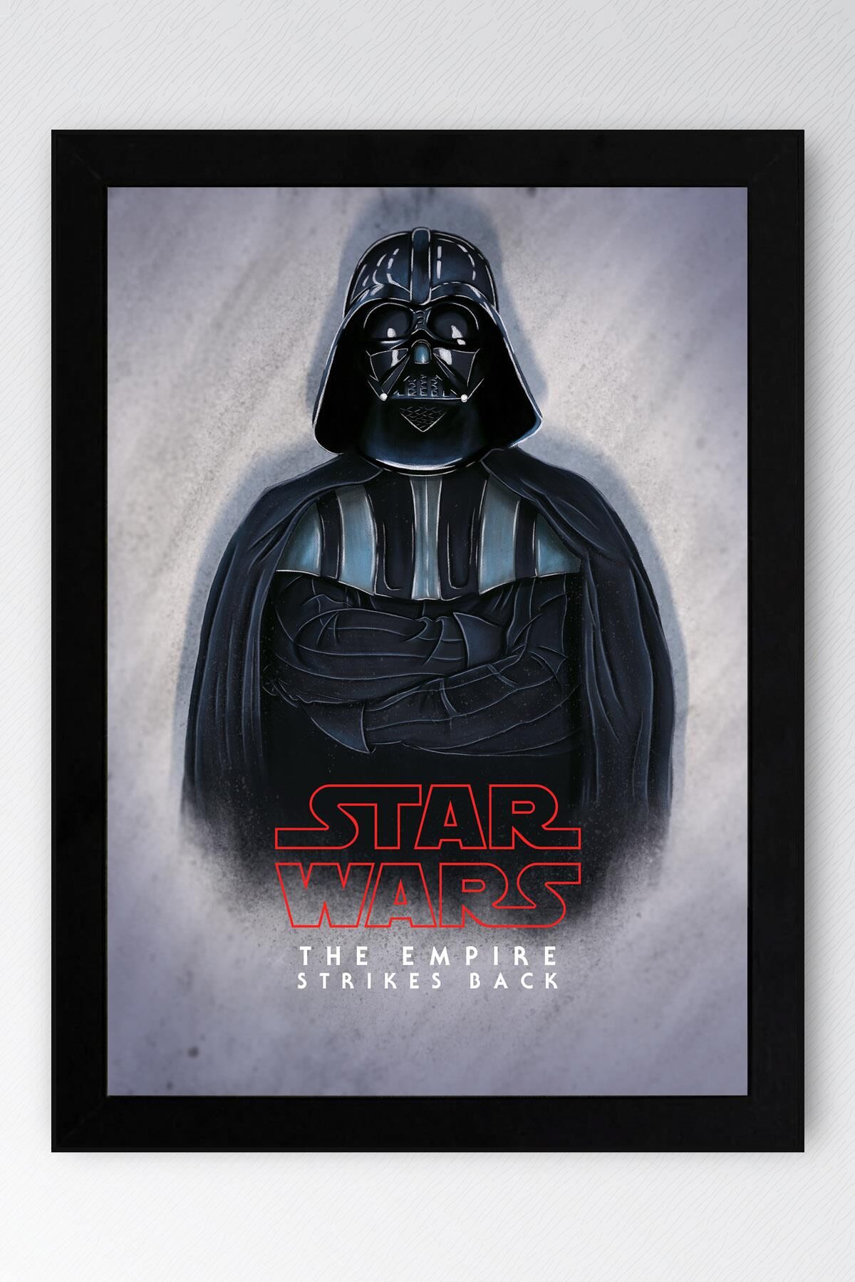 Star Wars Darth Vader Çerçeveli Tablo - Uzay Savaşları Fim Posteri Tablo