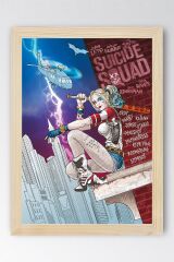 Harley Quinn Çerçeveli Tablo - Suicide Squad Film Posteri Tablo
