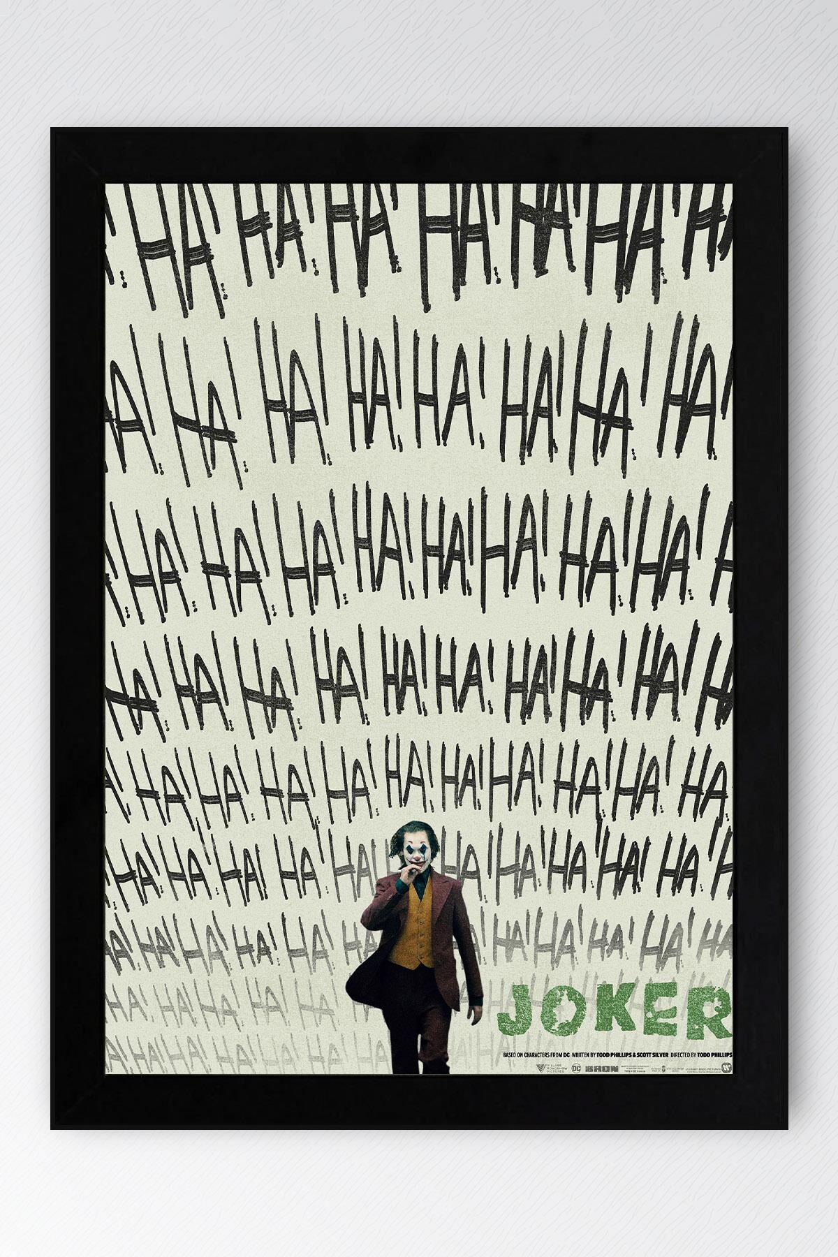 Joker Ha Ha Ha Çerçeveli Tablo - Film Posteri Tablo