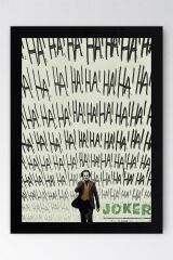 Joker Ha Ha Ha Çerçeveli Tablo - Film Posteri Tablo