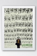 Joker Ha Ha Ha Çerçeveli Tablo - Film Posteri Tablo