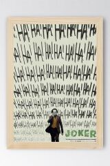Joker Ha Ha Ha Çerçeveli Tablo - Film Posteri Tablo