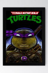 Ninja Kaplumbağalar Donatello Çerçeveli Tablo - Teenage Mutant Ninja Turtles Film Posteri Tablo