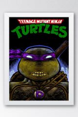 Ninja Kaplumbağalar Donatello Çerçeveli Tablo - Teenage Mutant Ninja Turtles Film Posteri Tablo