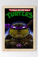 Ninja Kaplumbağalar Donatello Çerçeveli Tablo - Teenage Mutant Ninja Turtles Film Posteri Tablo