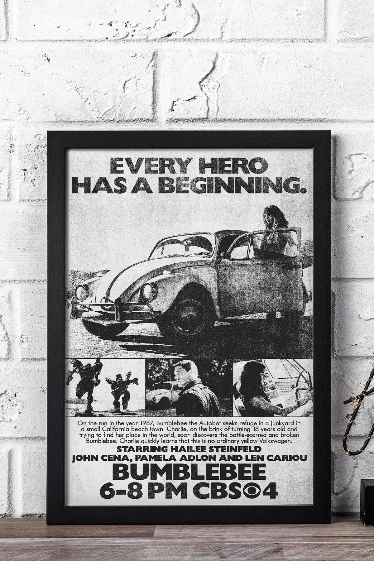 Transformers Çerçeveli Tablo - Bumblebee Film Posteri Tablo