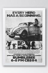 Transformers Çerçeveli Tablo - Bumblebee Film Posteri Tablo