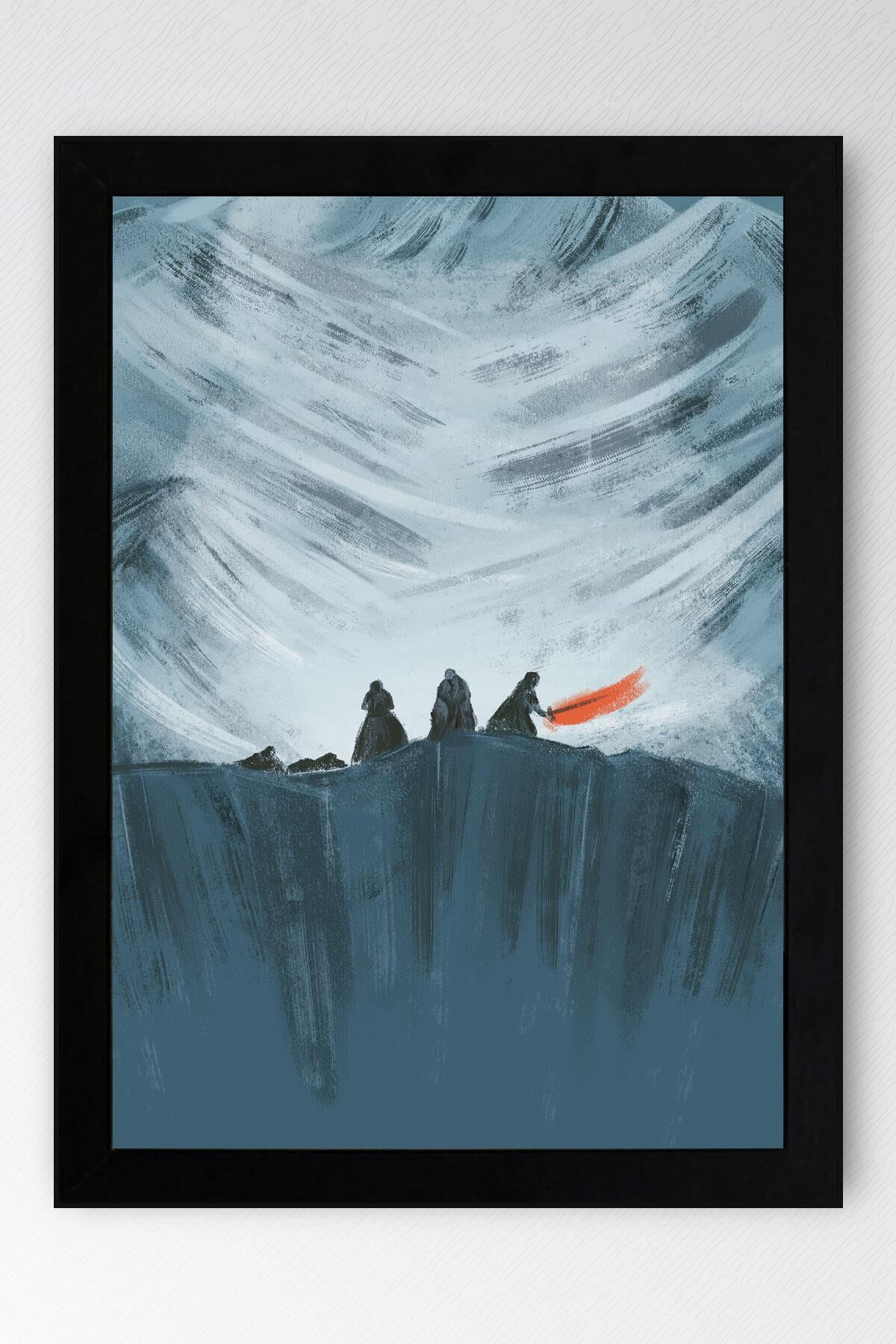 Game of Thrones Çerçeveli Tablo - Taht Oyunları Dizi Posteri Tablo