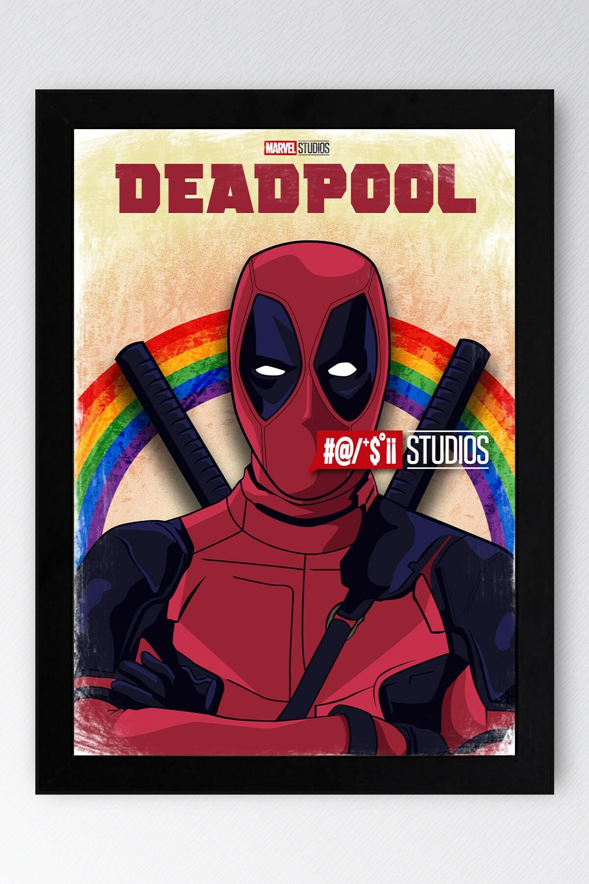 Deadpool Çerçeveli Tablo - Marvel Film Poster Tablo