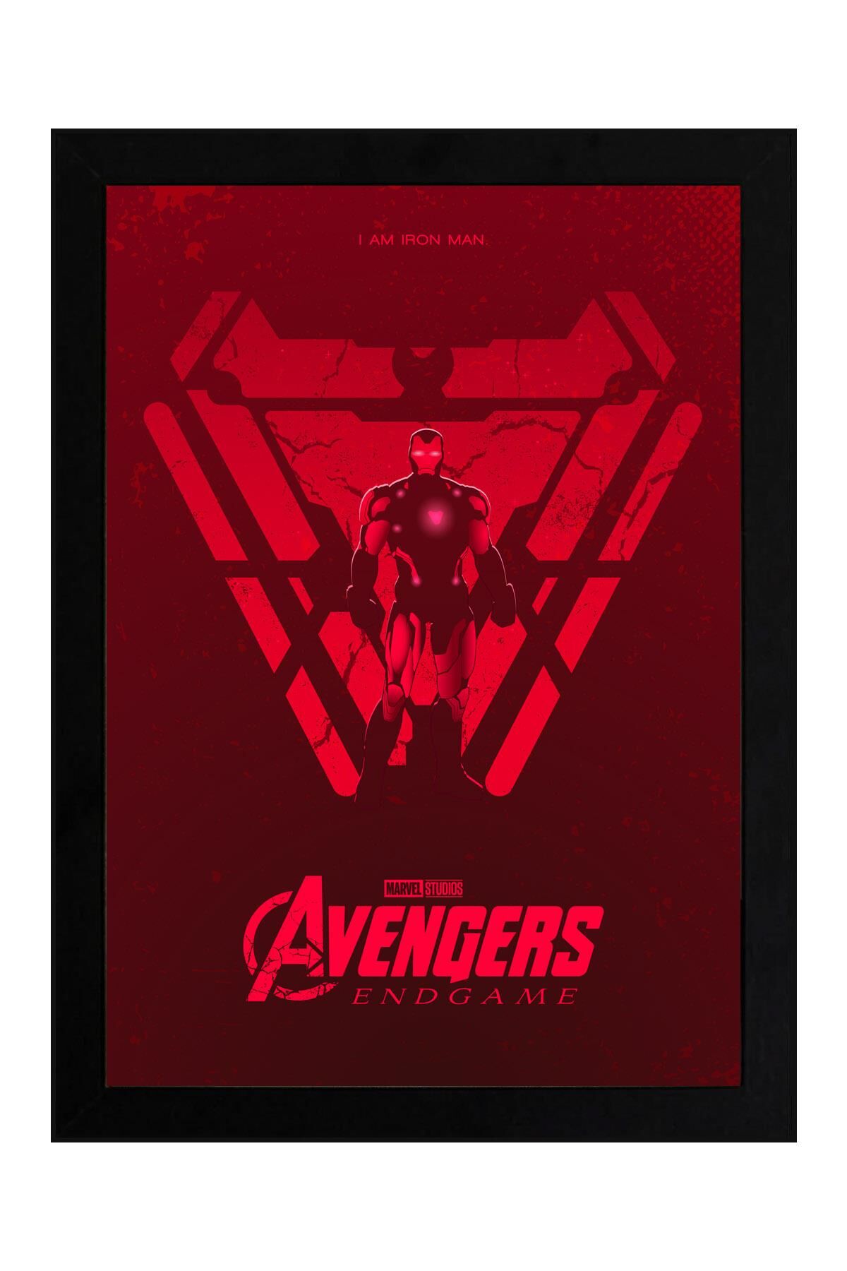 Iron Man Çerçeveli Tablo - Avengers Marvel Film Posteri Tablo