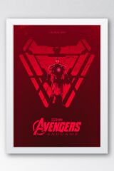Iron Man Çerçeveli Tablo - Avengers Marvel Film Posteri Tablo