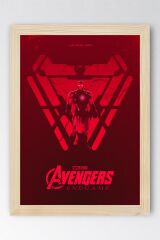 Iron Man Çerçeveli Tablo - Avengers Marvel Film Posteri Tablo