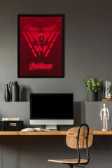 Iron Man Çerçeveli Tablo - Avengers Marvel Film Posteri Tablo