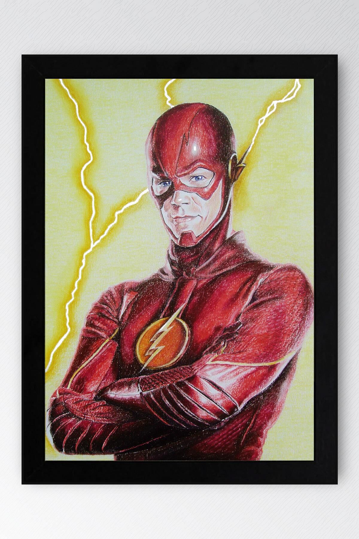 The Flash Çerçeveli Tablo - Film Posteri Tablo
