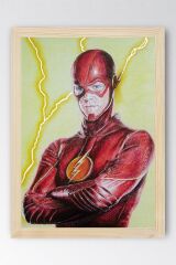 The Flash Çerçeveli Tablo - Film Posteri Tablo