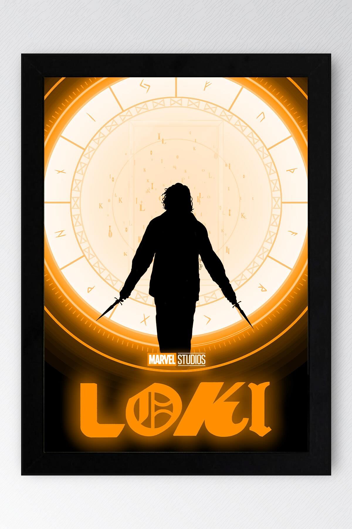 Loki Çerçeveli Tablo - Marvel Dizi Posteri Tablo