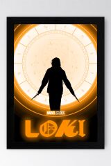 Loki Çerçeveli Tablo - Marvel Dizi Posteri Tablo