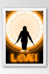 Loki Çerçeveli Tablo - Marvel Dizi Posteri Tablo