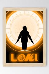Loki Çerçeveli Tablo - Marvel Dizi Posteri Tablo
