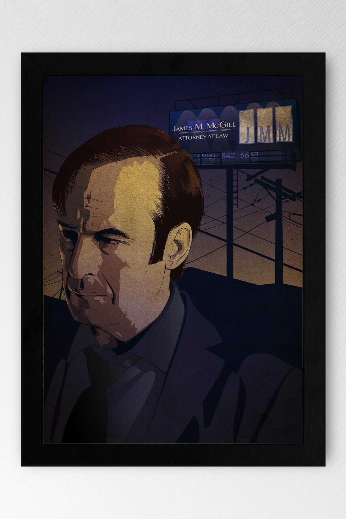 Better Call Saul Çerçeveli Tablo - Saul Goodman Poster Tablo