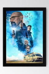 Breaking Bad Çerçeveli Tablo -Lets Cook Poster Tablo