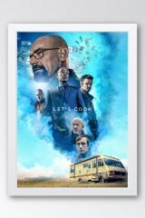 Breaking Bad Çerçeveli Tablo -Lets Cook Poster Tablo