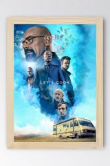 Breaking Bad Çerçeveli Tablo -Lets Cook Poster Tablo
