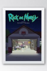 Rick and Morty Çerçeveli Tablo - Rick and Morty Animasyon Fim Posteri Tablo