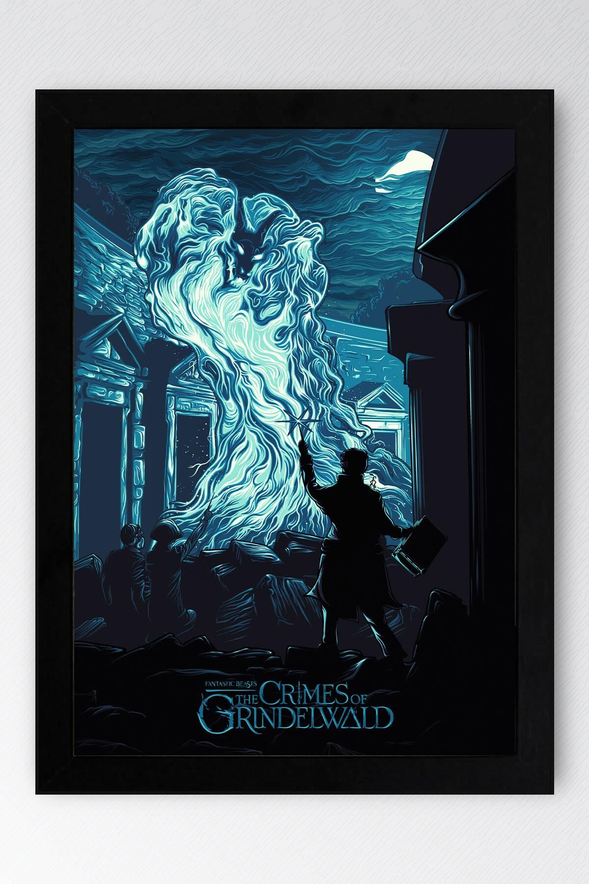 Fantastik Canavarlar Çerçeveli Tablo - Film Afişi Poster Tablo