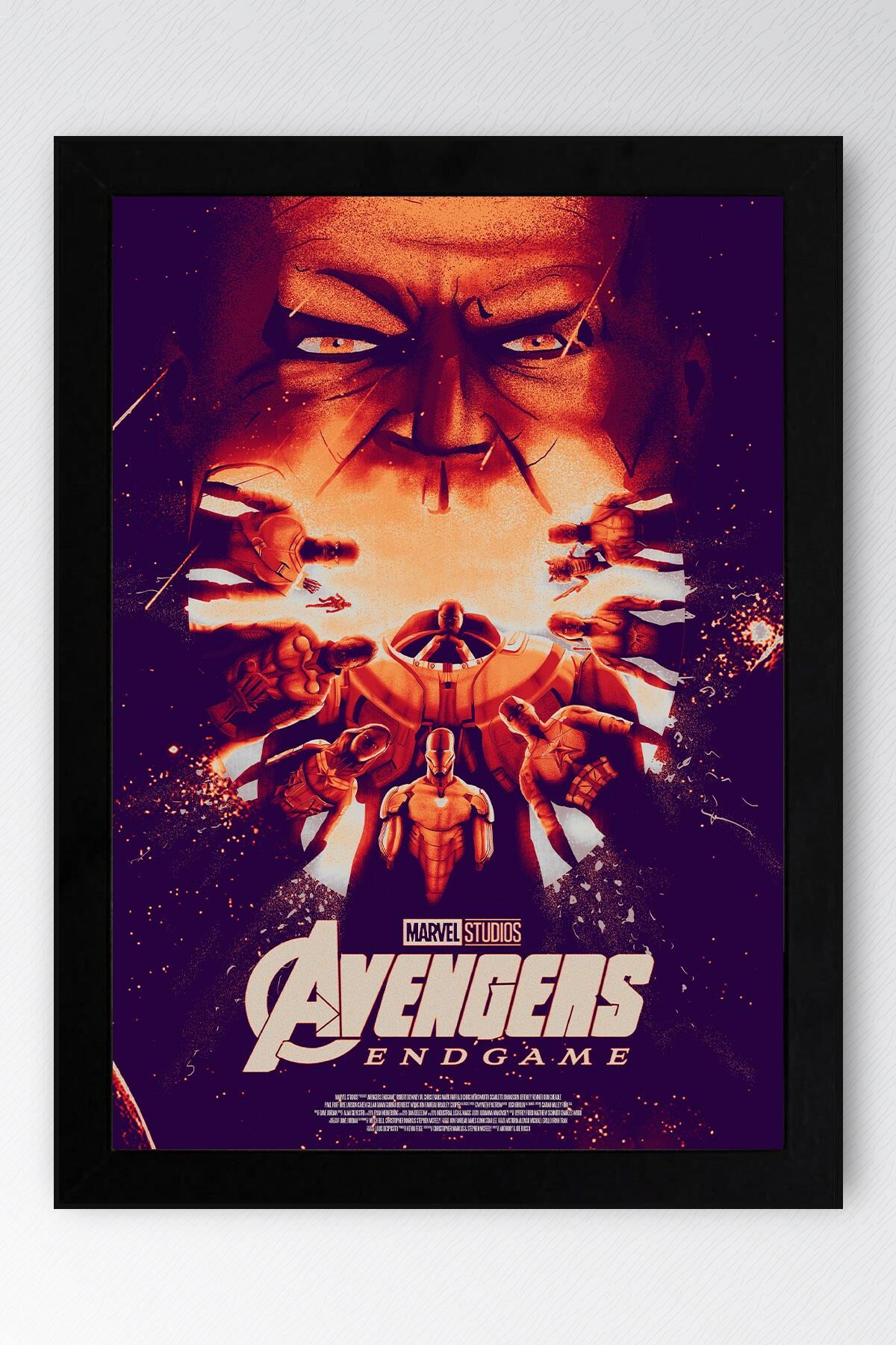 Avengers Çerçeveli Tablo - Yenilmezler Marvel Poster Tablo