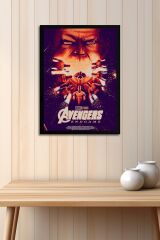 Avengers Çerçeveli Tablo - Yenilmezler Marvel Poster Tablo