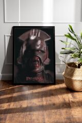 Yüzüklerin Efendisi Çerçeveli Tablo - İki Kule Film Posteri Tablo 15x21 - Siyah