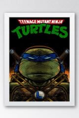 Ninja Kaplumbağalar Leonardo Çerçeveli Tablo - Teenage Mutant Ninja Turtles Film Posteri Tablo