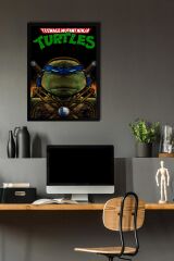 Ninja Kaplumbağalar Leonardo Çerçeveli Tablo - Teenage Mutant Ninja Turtles Film Posteri Tablo