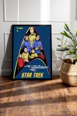 Star Trek Çerçeveli Tablo - Uzay Yolu Fim Posteri Tablo