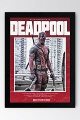 Deadpool Çerçeveli Tablo - Marvel Film Poster Tablo