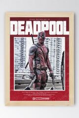 Deadpool Çerçeveli Tablo - Marvel Film Poster Tablo