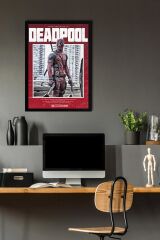 Deadpool Çerçeveli Tablo - Marvel Film Poster Tablo