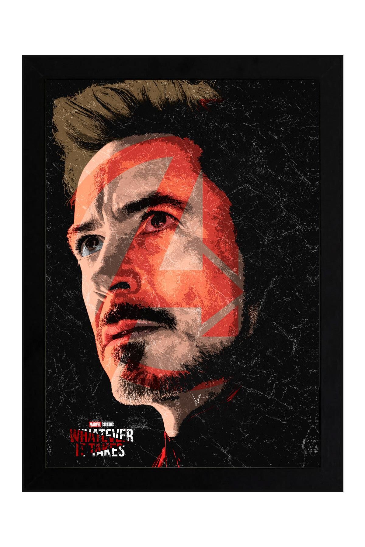 Iron Man Çerçeveli Tablo - Avengers Marvel Film Posteri Tablo