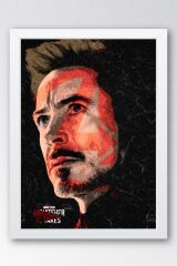 Iron Man Çerçeveli Tablo - Avengers Marvel Film Posteri Tablo