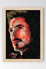 Iron Man Çerçeveli Tablo - Avengers Marvel Film Posteri Tablo